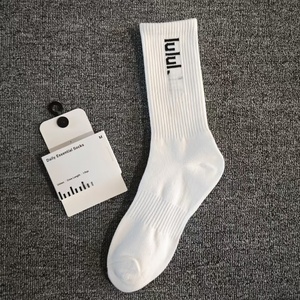 New Lulu Phụ Nữ Của Cao-Top Crew Vớ Cotton Giản Dị Dệt Kim Yoga Đào Tạo Vớ Mỏng Nhìn Rắn Màu Thư Thiết Kế Mùa Hè Cuff - Product Image 5