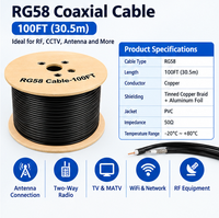Câble coaxial RG-174, connecteur SMA mâle vers CRC9 TS9 mâle, câble double connecteur à angle droit pour émetteur de voiture, radio CB