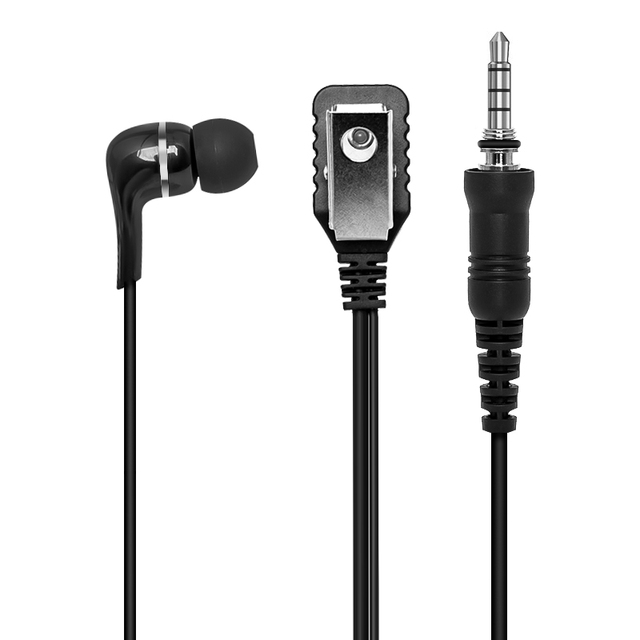 Aviation Earphone Bus In-ear Wired Earphones Microphone Interphone IPX3 Waterproof 3.5mm Interface Private Mold for