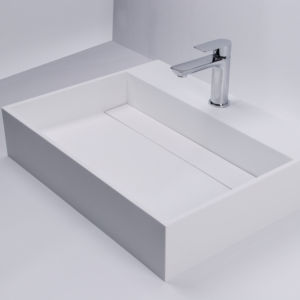 Sanbugm — lavabo de salle de bain moderne, nouveau design, américain, dimension solide, évier de table en marbre, 2022 - Product Image 1