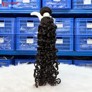 Las Mejores Extensiones de Cabello Brasileño 6A 100 gramos, Cabello Virgen Sin Procesar, Sin Enredos, Rizado Profundo, Doble Trama, 12-30 Pulgadas, Venta al Por Mayor Vip Sister - Product Image 1