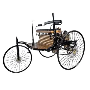 Tarihi üreme 1885 otomobil patent motorwagen dünya ilk araba buhar üç tekerlekli bisiklet üç tekerlekli
