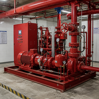 Système de pompe incendie double alimentation robuste avec moteur diesel et redondance de moteur électrique