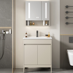 Phòng tắm Phong cách tự do Vanity bồn rửa đơn cho phòng tắm nhỏ tiết kiệm không gian cải tạo và cuộc sống nhỏ gọn - Product Image 6