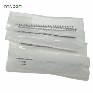 Matériaux orthodontiques dentaires Mr.Den, barres d'arc dentaire en acier inoxydable pour fixation intermaxillaire manuelle, pour fixer les dents - Product Image 2