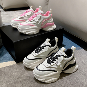 Suministro directo <span class=keywords><strong>de</strong></span> fábrica, zapatos deportivos gruesos para <span class=keywords><strong>mujer</strong></span>, <span class=keywords><strong>zapatillas</strong></span> informales para exteriores para la vida diaria para <span class=keywords><strong>mujer</strong></span> - Product Image 1