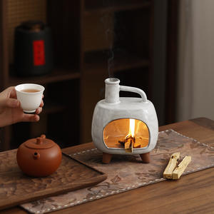 Brûleur d'arômes en céramique pour brûler le bois sacré, <span class=keywords><strong>la</strong></span> <span class=keywords><strong>sauge</strong></span> blanche et le cèdre, peut être utilisé à sec, plateau <span class=keywords><strong>de</strong></span> cheminée d'ambiance à flamme nue pour bureau - Product Image 3