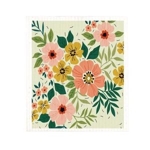 Esponja de Limpieza de Cocina Biodegradable y Ecológica, Paño de Cocina Sueco de Celulosa con Textura de Rombo y Logotipo Personalizado - Product Image 5