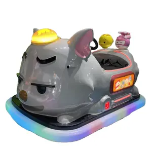 2024 Hot Cartoon Wolf Design Kids Amusement Rides Electric Bumper Car With Remote Control For Sale