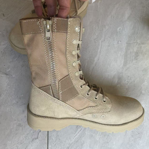 Botas TSB15 de Gamuza Color Bronceado, Ligeras, con Cierre y Cordones, Impermeables, para Uso en Todas las Estaciones - Product Image 1
