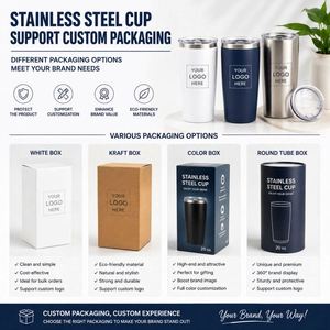 Custom logo Printed Personalized Holiday Promotion Event Gifts Water <b>Bottle</b> Insulated Travel <b>Coffee</b> Mug Stainless Steel Tumbler - Product Image 5