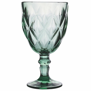 SET ELIZABETH 6 CALICI DA VINO 340ML VERDI - Product Image 2