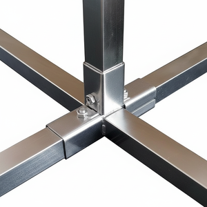 ข้อต่อสามทาง 90 องศา สแตนเลส 316 แบบเรียบ สำหรับท่อเหลี่ยมแรงดันสูง ขนาด 50 มม. - Product Image 1