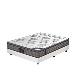 Materasso a molle insacchettate con pillow top doppio in lattice e spugna, di alta qualità per hotel e camere da letto, Fornitore Gold - Product Image 2