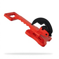 Étau à tuyaux robuste de 5 pouces, pince à tuyaux portable rouge, outil d'atelier industriel APV05