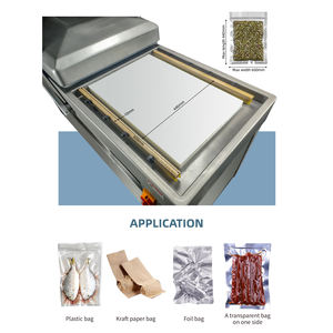 Máquina de Envasado al Vacío de Alimentos Automática DZQ-400 2SA, Máquina de Envasado al Vacío de Carne de Doble Cámara para Arroz Comercial - Product Image 6