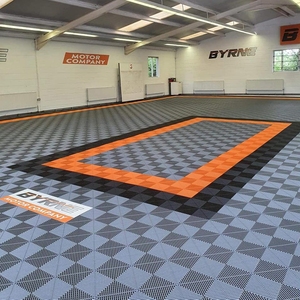 Piastrelle <span class=keywords><strong>in</strong></span> Vinile Europeo <span class=keywords><strong>con</strong></span> Sistema Click Lock per Pavimenti di Garage, <span class=keywords><strong>Copertura</strong></span> <span class=keywords><strong>in</strong></span> <span class=keywords><strong>Plastica</strong></span> per Interni - Product Image 1