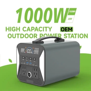 Générateur solaire portable 1000W Factory Super Green Energy, système de stockage d'énergie par batterie, station d'alimentation USB - Product Image 5