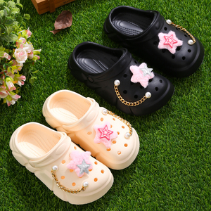 卸売りキッズ夏クログサンダル滑り止め屋外屋内ソフトソールミュールフラット付き新スタイル - Product Image 2