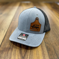 Topi Trucker Bordir Snapback Polos Custom, Jaring Suede, Patch Kulit, Label Telinga Kosong, Fashion Outdoor Unisex, Dapat Disesuaikan