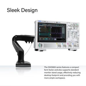 Oscilloscope numérique RIGOL DHO812 100 MHz 12 bits 1,25 GSa/s Garantie 1 an 10x20x10 cm Personnalisation ODM - Product Image 5