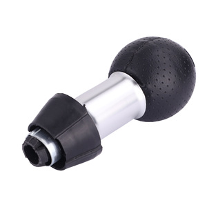 Car Gear <b>Knob</b> 12mm Leather Manual <b>Shift</b> <b>Knob</b> For Audi A3 Volkswagen Golf Passat - Product Image 3