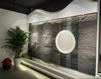 Panneau souple en pierre tissée de chanvre, travertin, pilier romain, décoration murale extérieure, panneau en argile, brique MCM, feuille naturelle imperméable