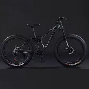 Bicicleta de Montaña de 21 Velocidades con Doble Amortiguación, Neumáticos Anchos y Suspensión Trasera para Descenso y Ciclismo Todoterreno Extremo - Product Image 5