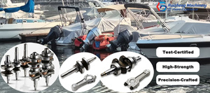 Vilebrequin en fonte haute résistance pour <span class=keywords><strong>moteur</strong></span> de bateau, pièces de rechange, production directe usine, résistant à la corrosion, faible puissance - Product Image 2