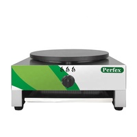 Machine électrique de fabrication de crêpe en fonte émaillée 40cm Machine à snack à plaque chauffante de forme ronde