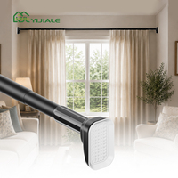 Tringle à rideau YIJIALE en acier au carbone antirouille, sans outil, 32 mm, 1,1-3,5 m, pour salon et chambre à coucher – 13 ans d'expérience à l'exportation