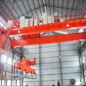 Grue à <span class=keywords><strong>Pont</strong></span> Suspendu à Commande Électromagnétique Sans Fil avec Double Crochet Anti-Basculement - Product Image 6