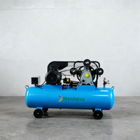 Compresseur d'air à piston électrique de petite taille à entraînement par courroie 15HP 11kW 8bar 10bar 1,6m³/min Réservoir de 270L Machine industrielle portable robuste