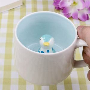 Tazza da Caffè in Ceramica 3D a Sorpresa Panda, Design Animale Cartone Animato Carino, Resistente alle Alte Temperature, Adatta al Microonde, Tazza da <span class=keywords><strong>Latte</strong></span> 8 OZ per Ufficio - Product Image 5