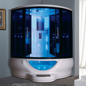 Aluminium rahmen Schiebe Fiberglas Dampf dusche Whirlpool Badewanne Polierte Oberfläche mit Wasserdampf bad für Hotels - Product Image 2