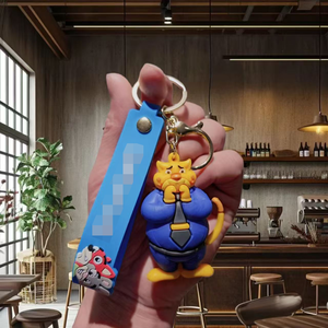 Zootopias Full <strong>Character</strong> Silicone Keychain Set Judy Hopps Nick Wilde <strong>Flash</strong> Clawhauser Keychains Bag Car Key Accessories Gift - Product Image 5