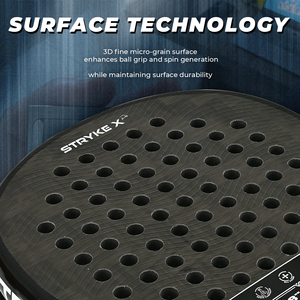 Raquette de padel personnalisée de qualité supérieure fabriquée en usine, <span class=keywords><strong>Stryke</strong></span> JP91 Hybrid Teardrop 24K carbone, puissance explosive avec précision et stabilité - Product Image 6