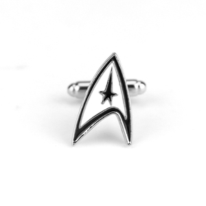 Commercio all'ingrosso di Modo di Star Trek Stile Punk Distintivo Cravatta clip di Disegno Della Novità Degli Uomini di <span class=keywords><strong>Camicia</strong></span> di Vestito All'ingrosso Gemello - Product Image 4