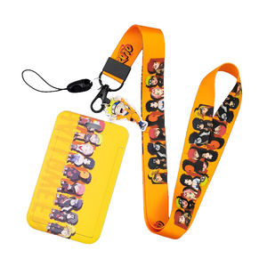 Custom di alta qualità carta d'identità titolare cordino colorato Logo <span class=keywords><strong>Anime</strong></span> distintivo evento cordini cinturino - Product Image 6