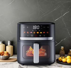 Friteuse à air numérique multifonction 7 L avec écran tactile visible, facile à nettoyer, sans huile, appareil électroménager - Product Image 5