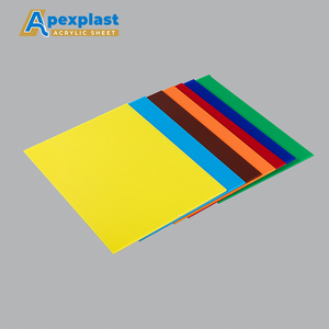 Apexplastカスタムサイズ環境に優しいキャストアクリルシート3mm PMMAシート広告サイネージディスプレイ用様々な色 - Product Image 5