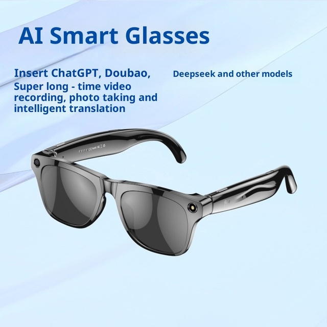 New AI Smart Glasses PC ABD Frame Camera Photos 1080P Video Translation Music Voice Call Everything Recognition Magnetic