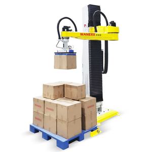 Palettiseur robotisé électrique automatique de 70 kg, machine d'empilage de cartons à haute efficacité pour la ligne d'emballage des boissons et des aliments - Product Image 2