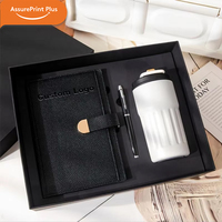 Carnet de notes en cuir PU avec fermoir magnétique, couverture rigide en PP, ensemble cadeau avec stylo personnalisé et porte-stylo, idéal pour les entreprises