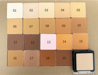Poudre Minérale Compacte Professionnelle Contrôle Sébum Marque Blanche 10 Couleurs Teint Foncé Maquillage Base Visage Cosmétiques