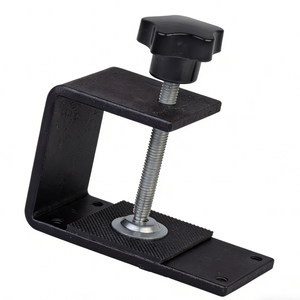 Support de fixation réglable en acier au carbone pour pince en C, pour table de travail, établi, outils de mesure métriques - Product Image 3