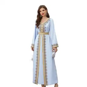 SIPO Ramadan Eid Mubarak Kaftan Abaya Dubai Turkey Islam Pakistani Muslim Prayer Modest Clothing Dress For Women Robe Femme