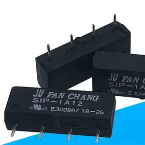 새로운 Panchang 리드 스위치 릴레이 SIP-1A05 SIP-1A12 일반적으로 개방 4 핀 1A 직접 플러그-1A12