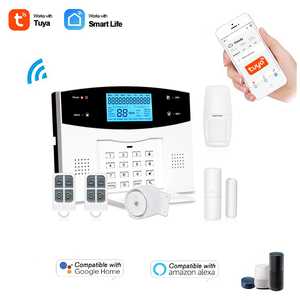 Gran Venta de alarma antirrobo Tuya Wifi + GSM + PSTN sistema de alarma con teclado y llamada telefónica para la seguridad del hogar - Product Image 2