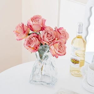 Ramos de Rosas Artificiales, Decoraciones de Flores de Seda para Bodas y Decoración del Hogar - Product Image 2